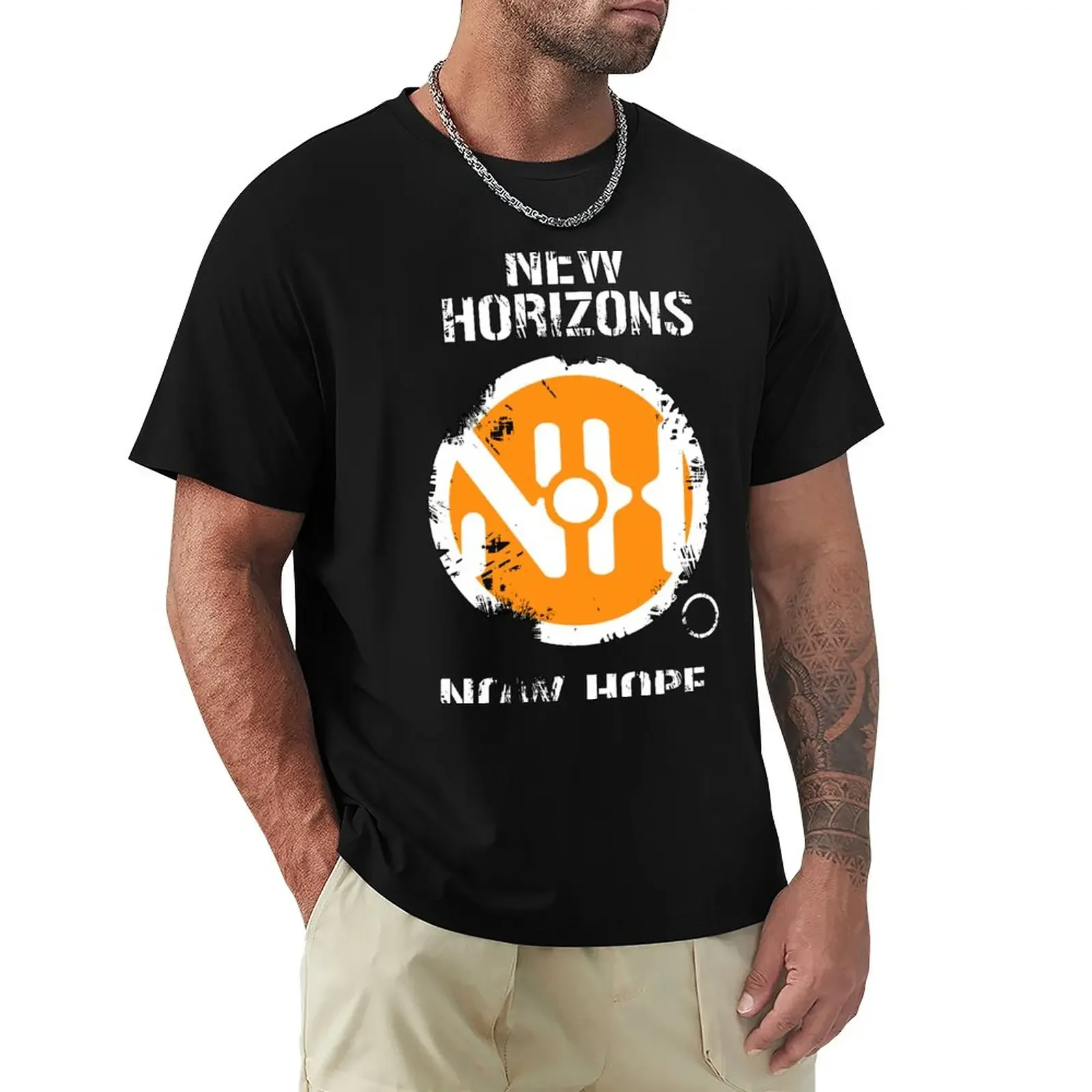 

New Horizons T-Shirt - Inspired by Dead Space T-Shirt black t shirt black t shirts oversized t shirts Men's t-shirt