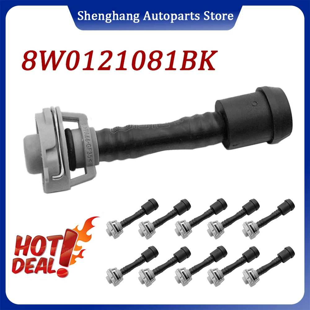 

1/2/5/10pcs Radiator Overflow Hose Cooling Breather Tube 8W0121081BK 8WD121081D 8W0121164DD For Audi Audi A4 S4 A5 S5 2016-2025