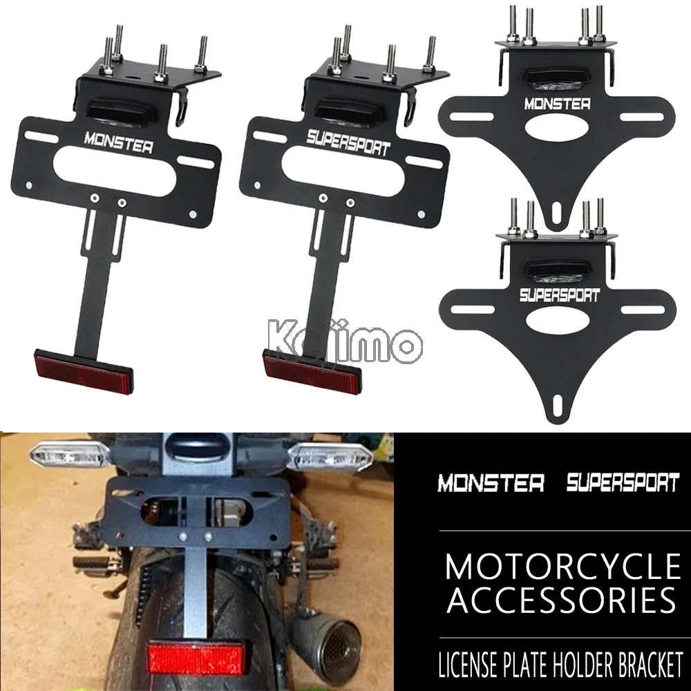 

Motorcycle Tail Tidy Fender Eliminator LED Light For DUCATI Super Sport 939 950 Monster 659 797 821 1200 /S License Plate Holder