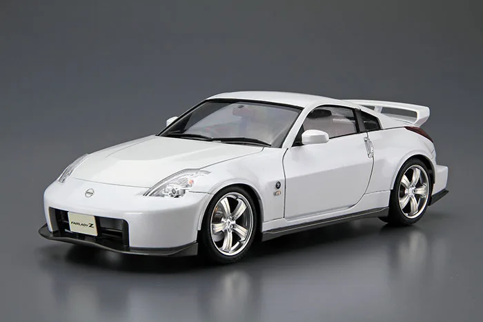 AOSHIMA Conjunto Estático Modelo Kit, Fairlady Z Versão, JDM Edição Limitada, 1:24, Z33, Nismo 05848, Brinquedos Presente