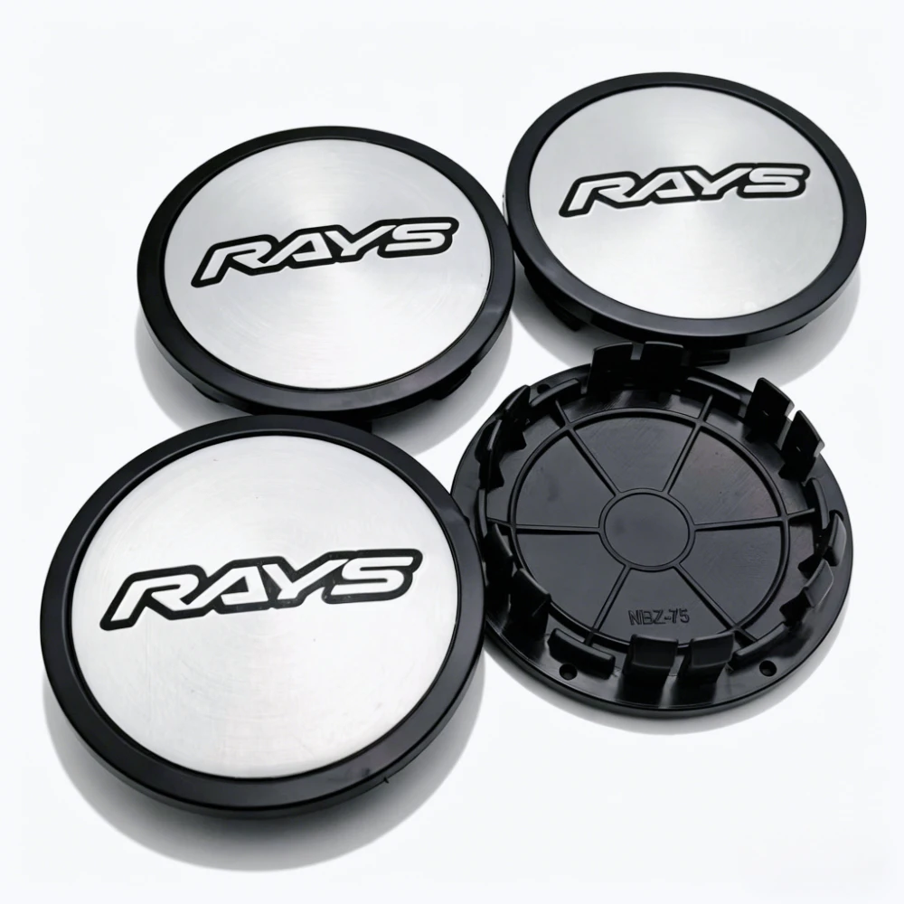 4x 75mm Rays Nabendeckel Radkappen Radnabenkappen