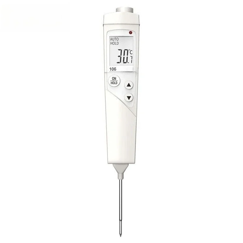 Food center thermometer, waterproof pen type plug-in temperature detector