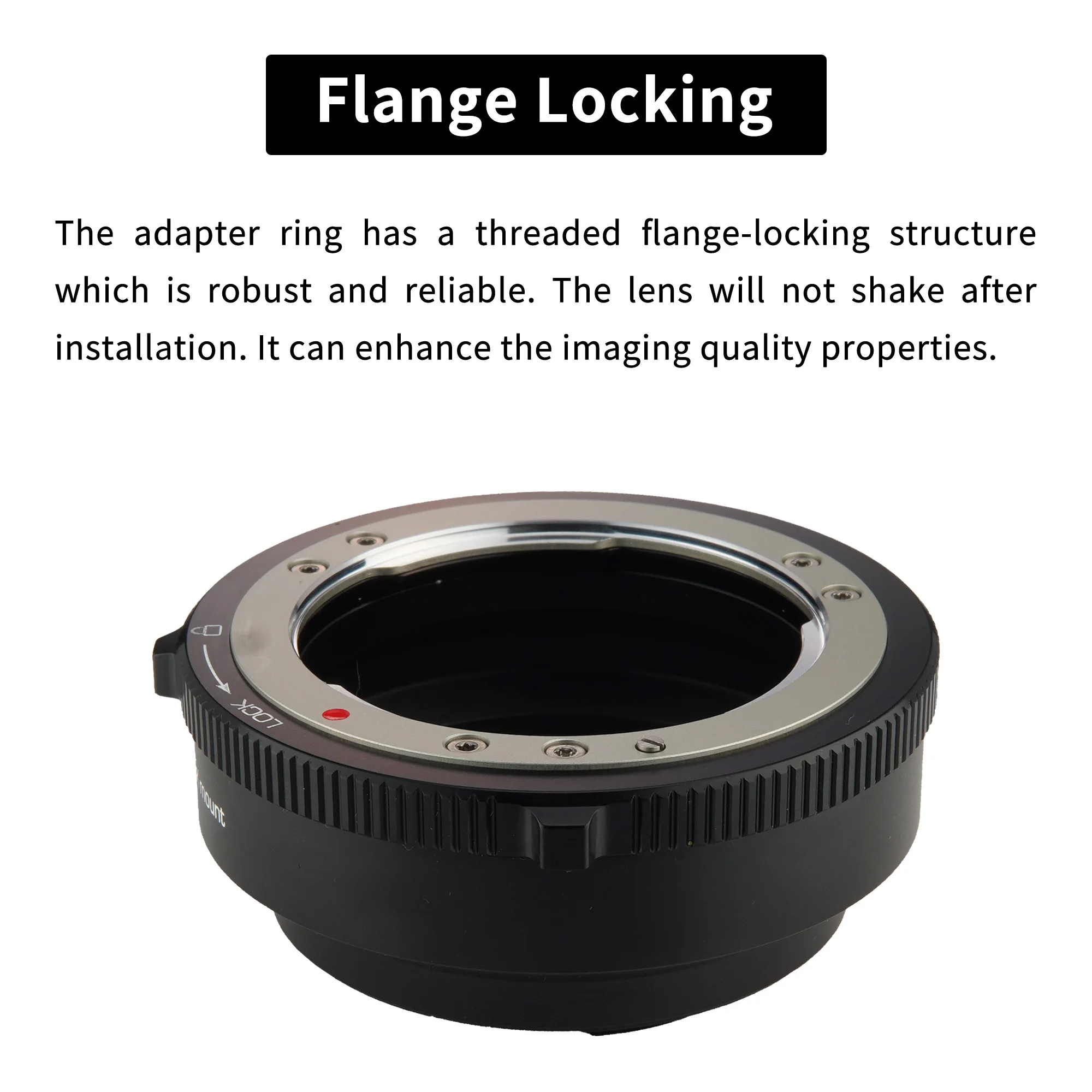 XPIMAGE R to X Lens Mount Adapter Ring Compatible with Leica R Lenses for Fujifilm X Cameras