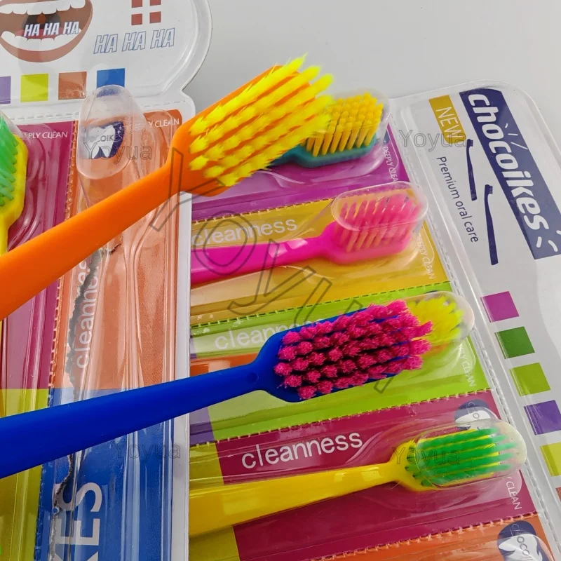 50 قطعة فرشاة أسنان فائقة النعومة ملونة للرجال والنساء الكبار فرشاة أسنان منزلية لتقويم الأسنان فرشاة أسنان نظافة الفم لللثة الحساسة #3