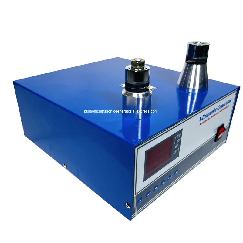 مولد حمام التنظيف بالموجات فوق الصوتية الصناعية 900 وات ضبط الوقت وحدة تحكم تردد المولد بالموجات فوق الصوتية