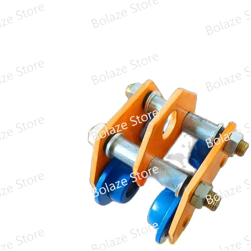 

0.5/1 Ton Plain Trolley Manual Hand Push Beam Monorail Trolley Lifting Chain Hoist Chain Block Crane Pulley Electric Hoist