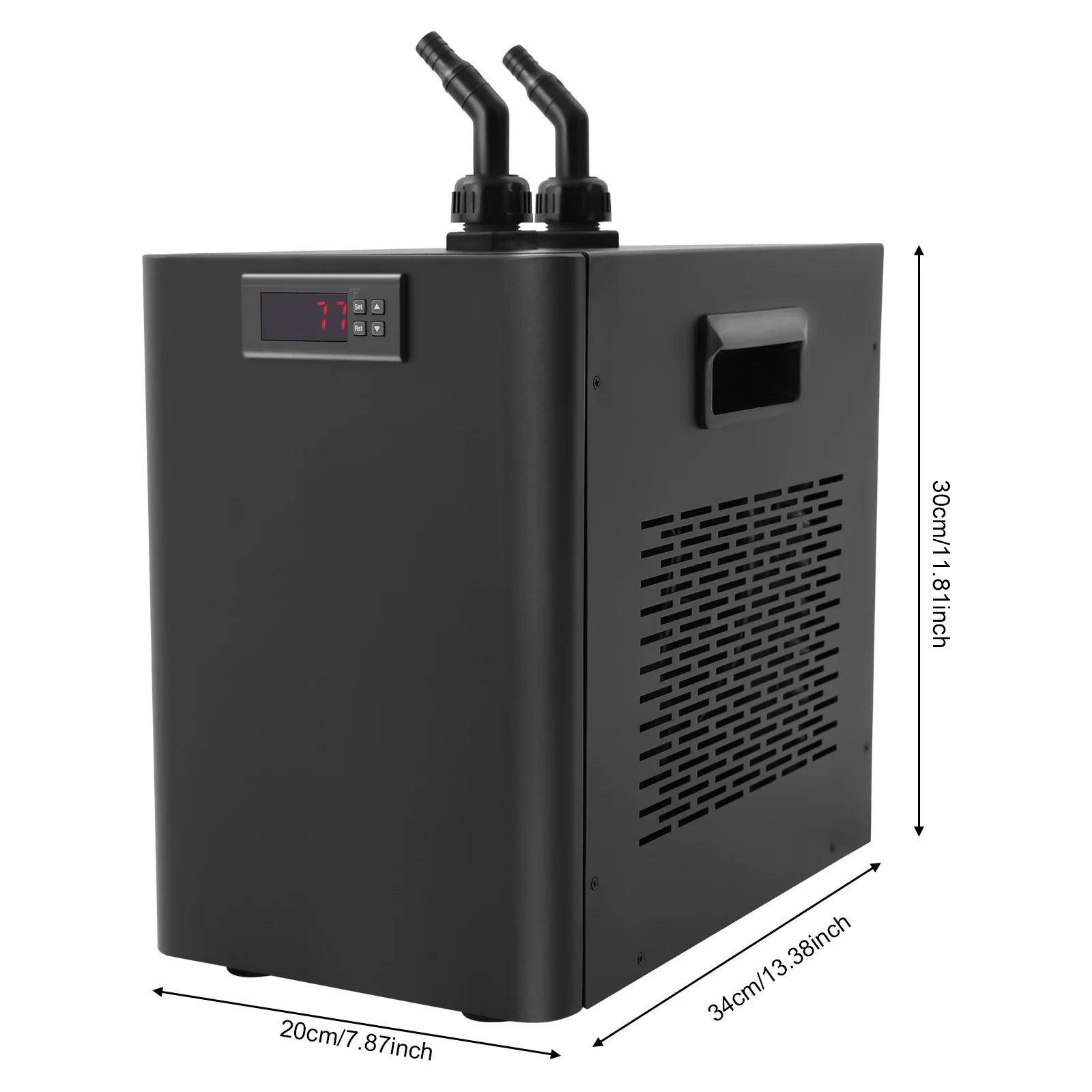 1/10HP, 270W Cooling, Adjustable Temperature, Compact Design for Aquatic Life Maintenance