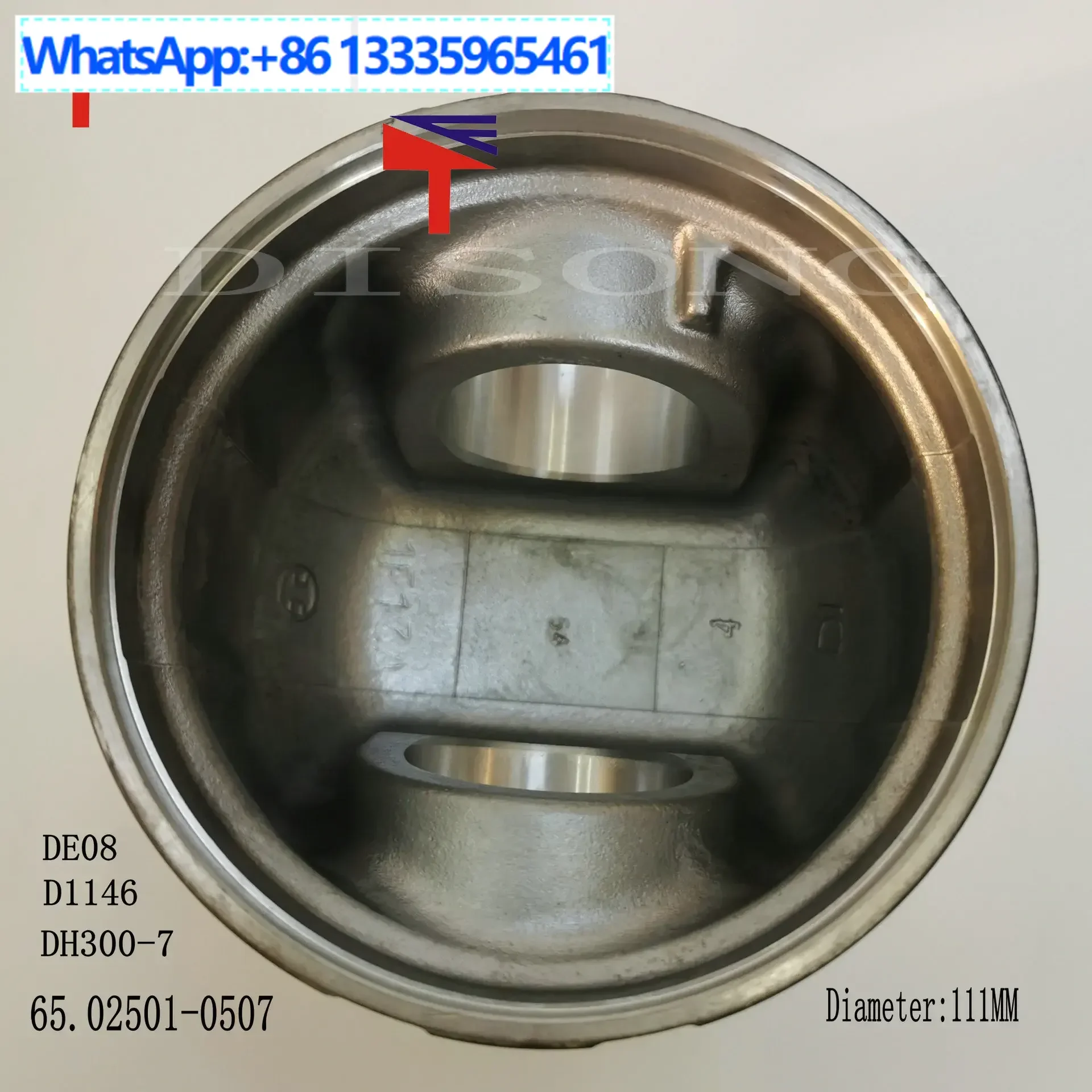 

Поставка деталей двигателя DH300-7 D1146 поршень 65.02501-0507