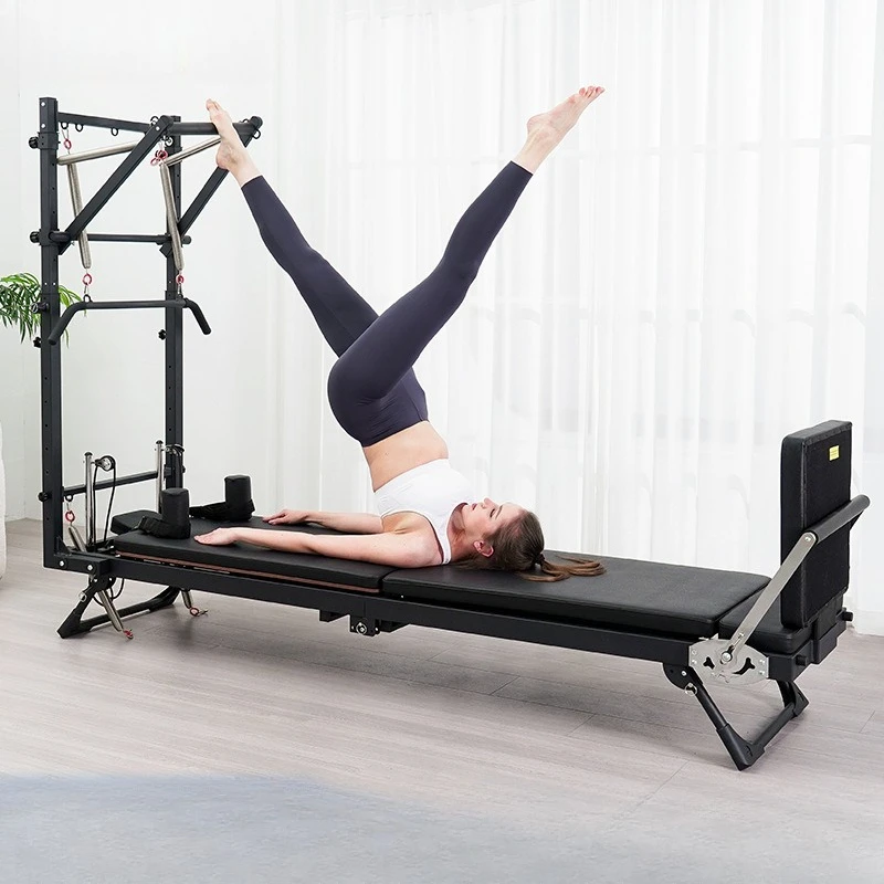 برج بيلاتيس منزلي قابل للطي شبه مرتفع وقابل للسحب وقابل للفصل