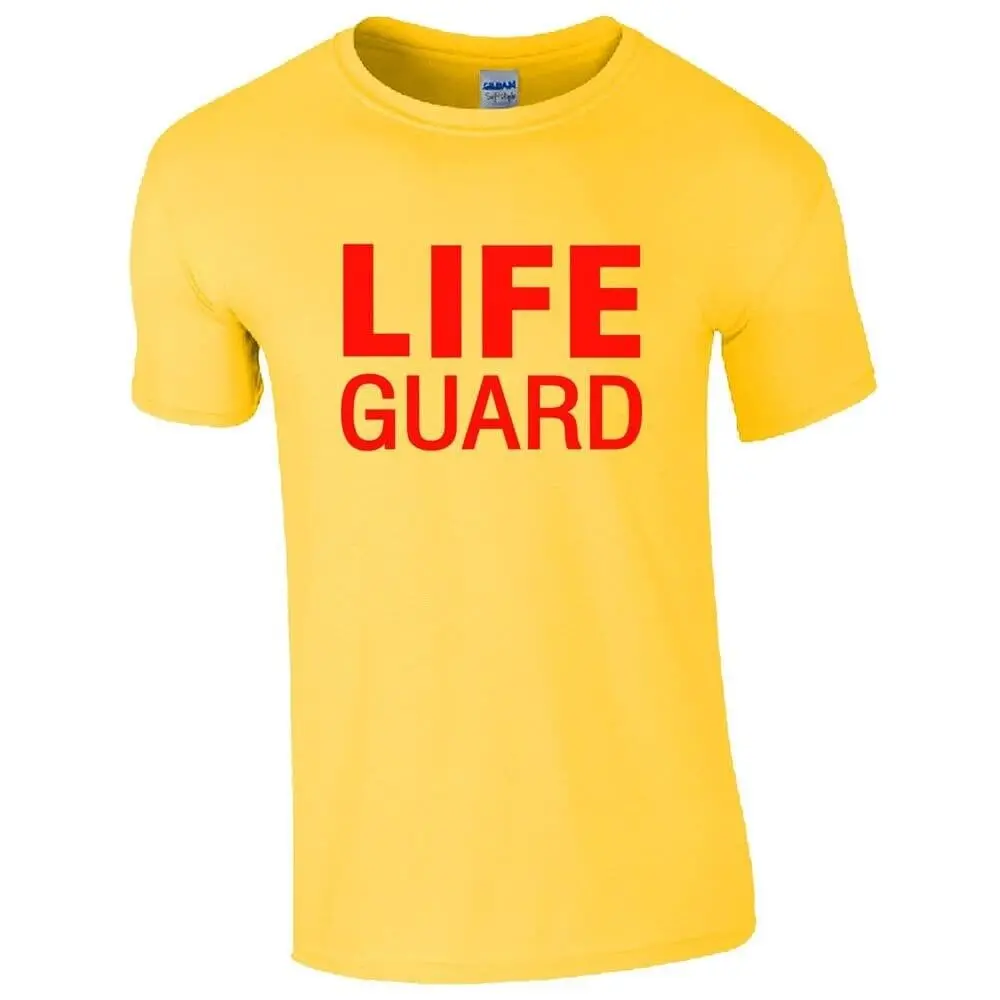 

JERZEES YELLOW LIFE GUARD T SHIRT XXL**NEW FREE P&P**