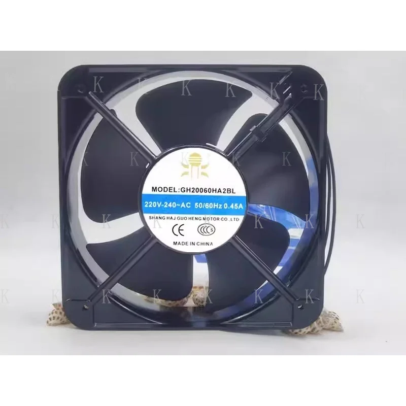 

C ДЛЯ 1 шт. GH20060HA2BL 20060 AC220V-240V 0,45A 20 см осевой вентилятор охлаждения