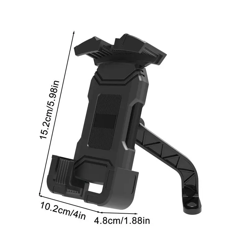 Quick Release Bike Phone Holder, Suporte do telefone do guidão, Braçadeira para motocicleta, Viagem ao ar livre, Auto Acessórios