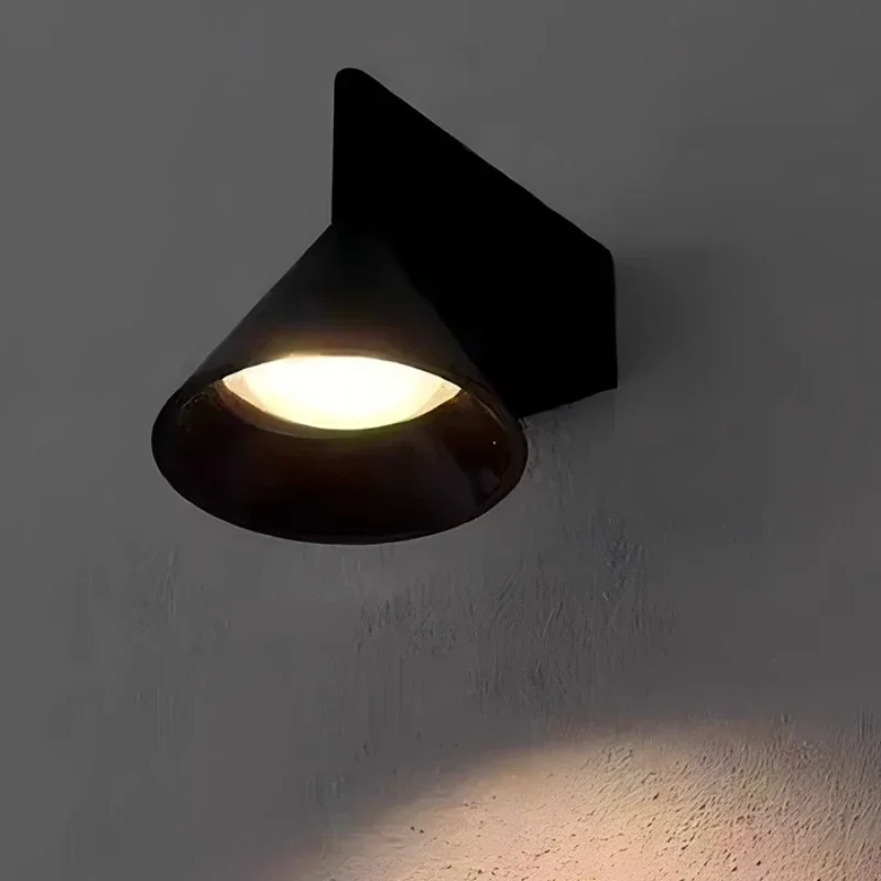 2026 Apollo Cone Wall Lamp Designer Creative Aluminum Wall Sconce Bedroom Bedside Reading Light Stairway Corridor LED Small Lamp