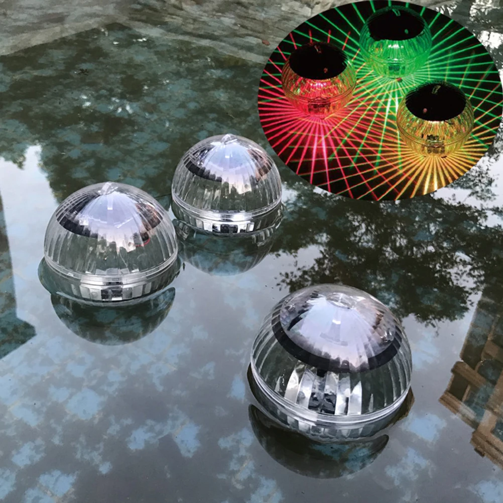 

4 Pcs Floating Lights Perfect Decoration for Parties Swimming Pond Outdoor Pool Night Warm Water