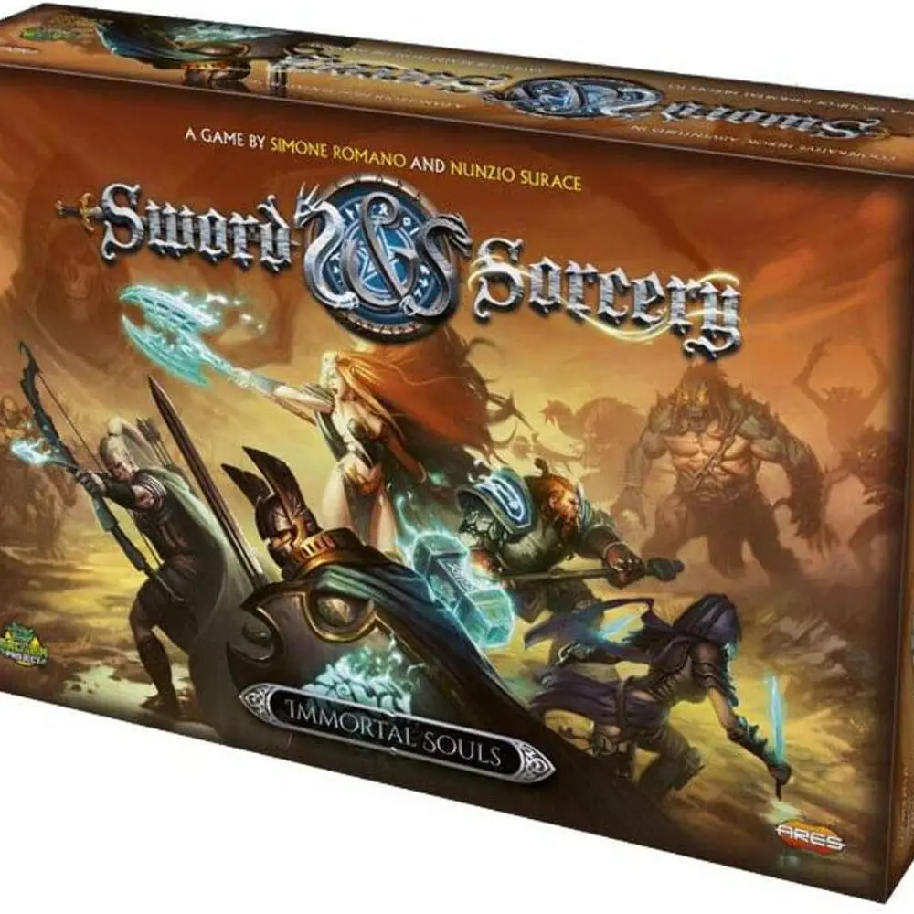 

Sword and Sorcery: Immortal Souls - Ares Games, Multicolored Board Game for Ages 13+