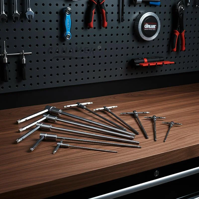 Hexagon 2-5MM/ T8-T20 Sliding T-Shaped Torx Star Wrench Adjustable Wrenches For Fast Spinning Car Repair Hand Tools