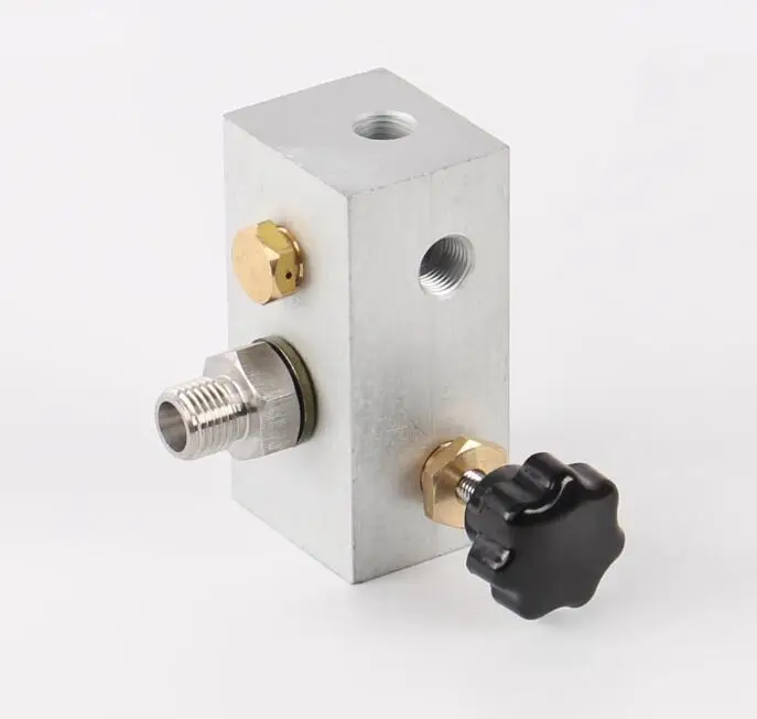 0-300bar 0-4500PSI 0-30MPA High Pressure Air Compressor Pump Maintenance Accessory Part Aluminum Valve Block Assembly