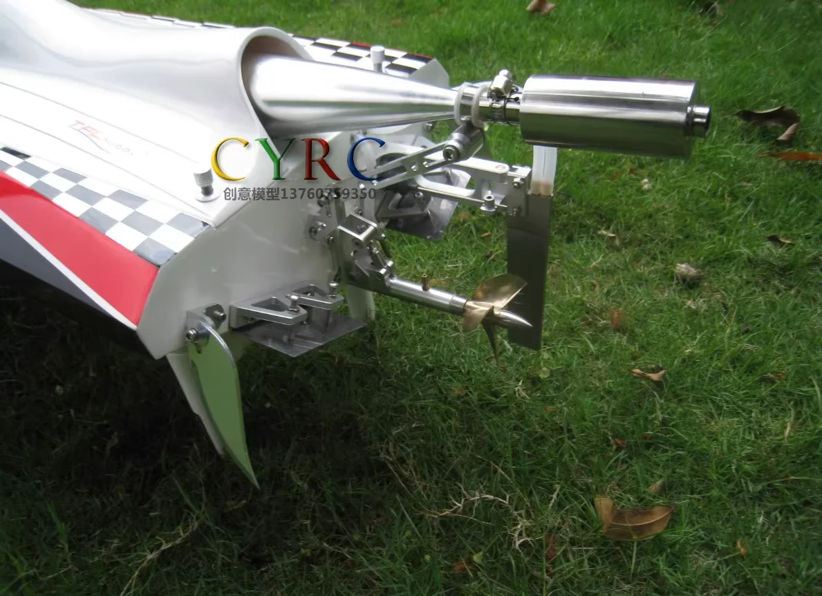 TFL 排気管ステンレス鋼 110 ミリメートル放散マフラー RC モデル船車航空機ガソリンエンジンマフラーアクセサリー