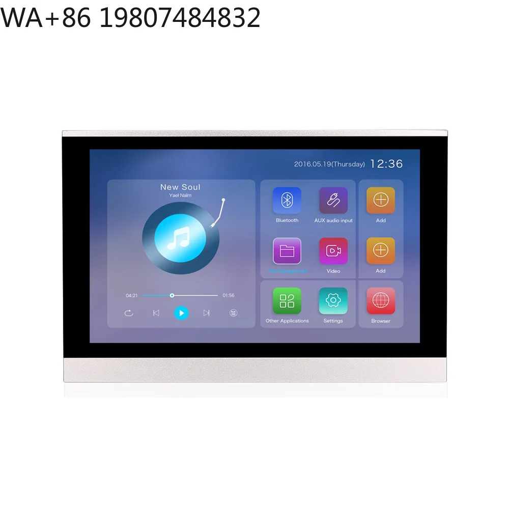 7 Inch Android Smart Home Central Panel Multi-scene Background Music Playback Touch Automation Screen