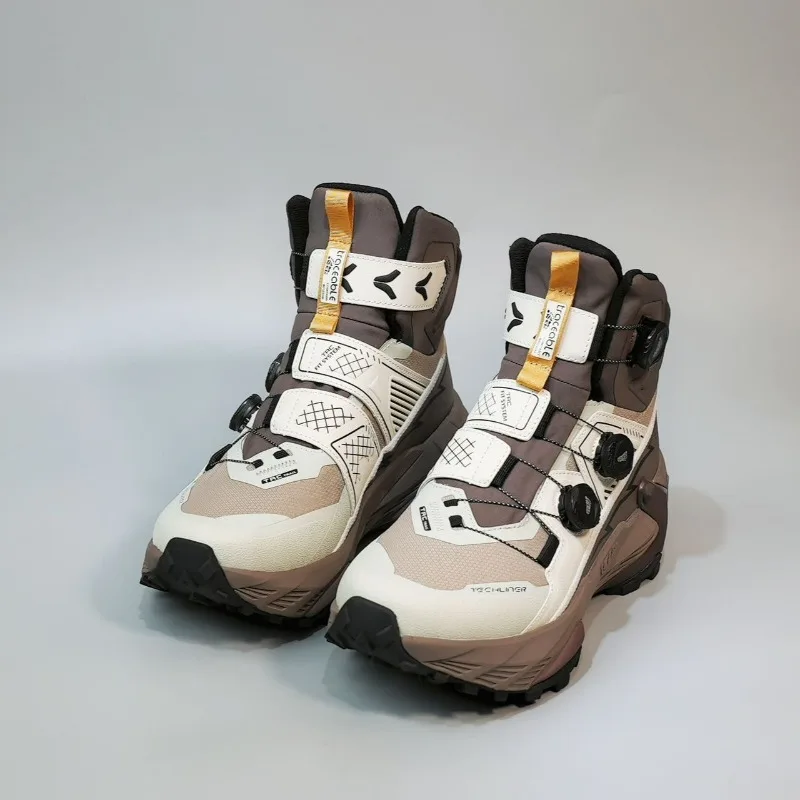 

Зимние теплые уличные ботинки, мужские и женские дизайнерские альпинистские туфли, унисекс, прогулочные ботинки с быстрой шнуровкой, треккинговая обувь для пар