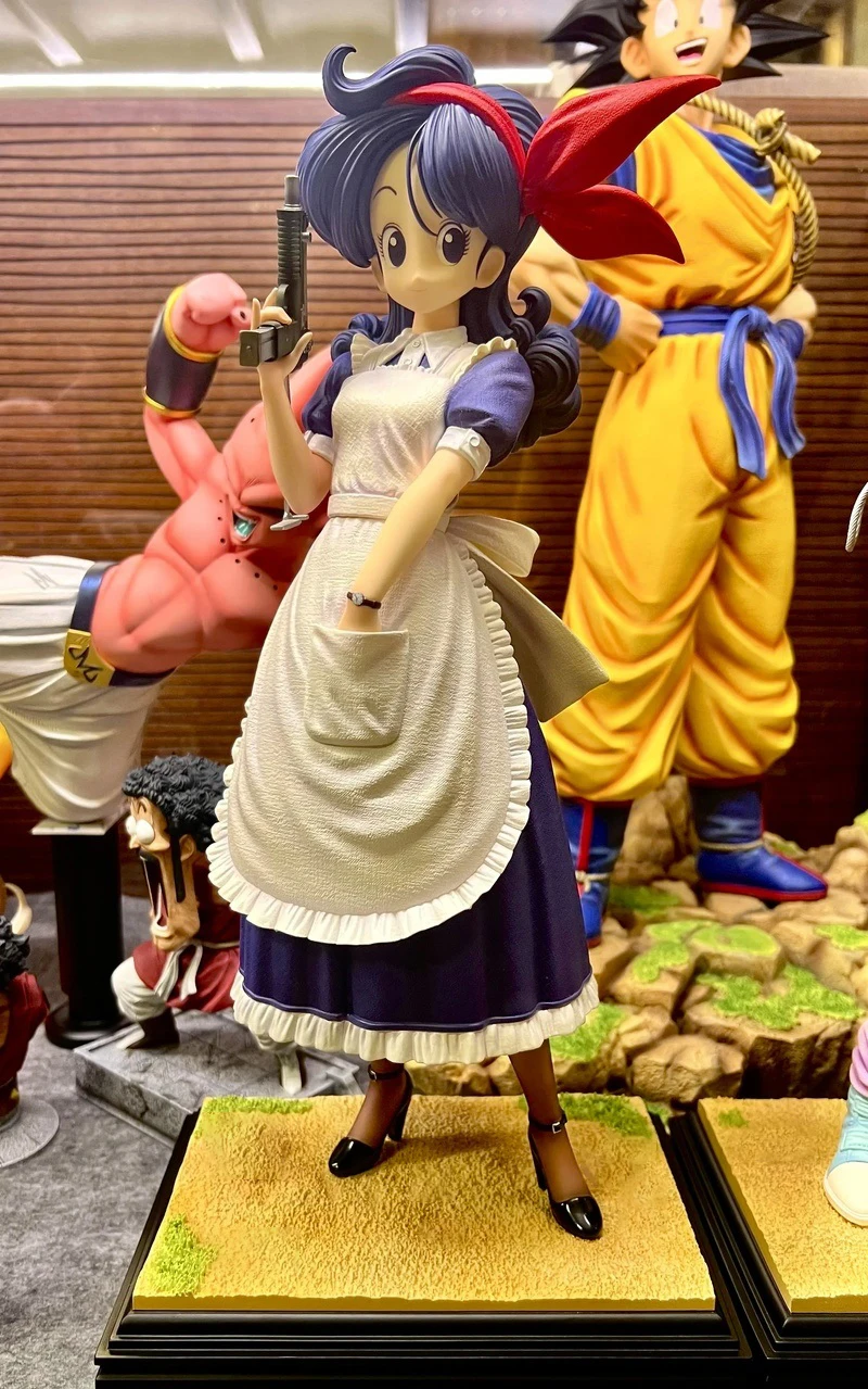 JT Standbeeld Dragon Ball Z Lunch Beeldje Chichi Ranchi Bulma Figuur Pvc Actiefiguren Collectie Versieren Model Speelgoed Gift