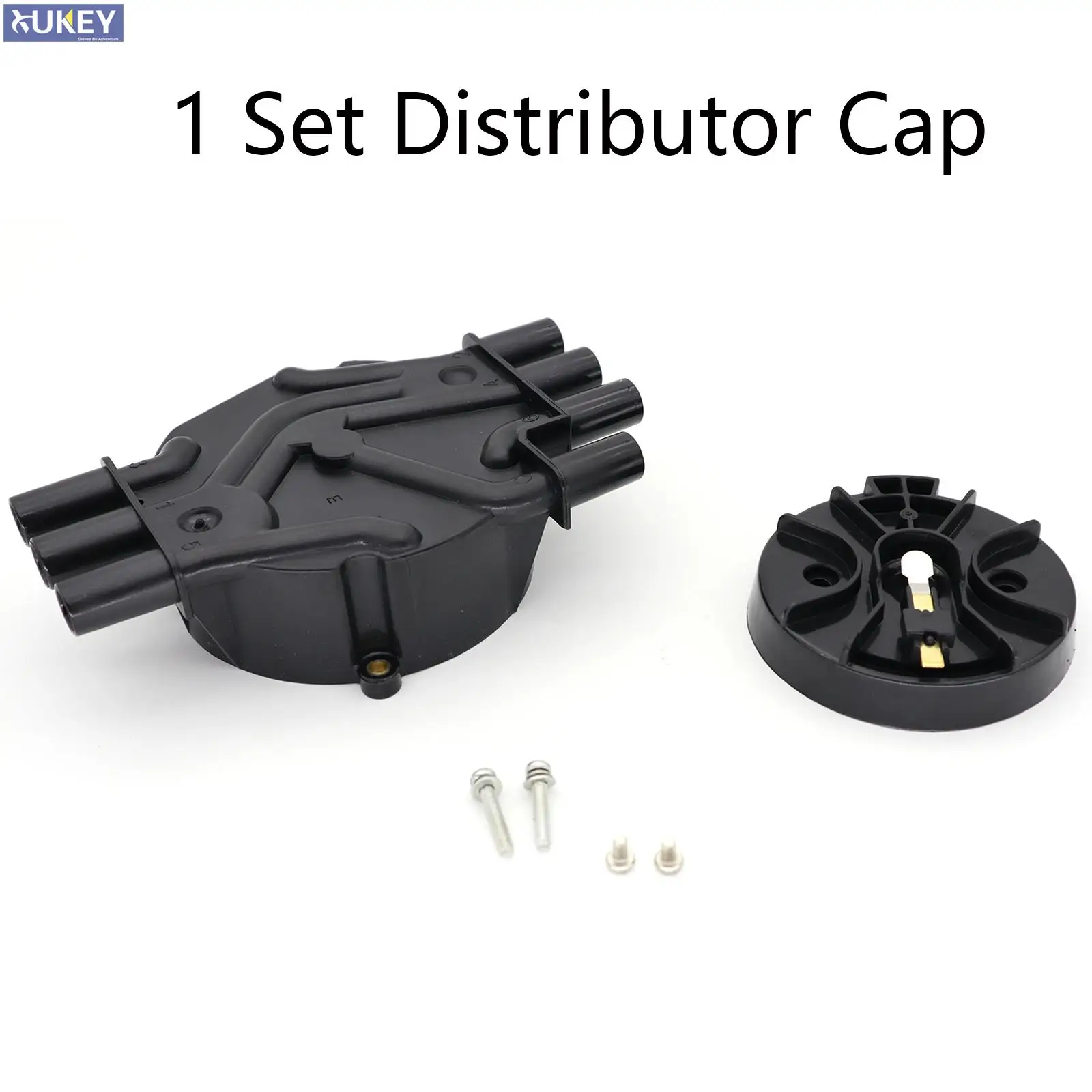 1X Car Ignition Distributor Cap & Rotor Kit 8104524580 10452458 For Chevy Astro Avalanche Blazer G10 GMC C1500 C2500 Truck Parts