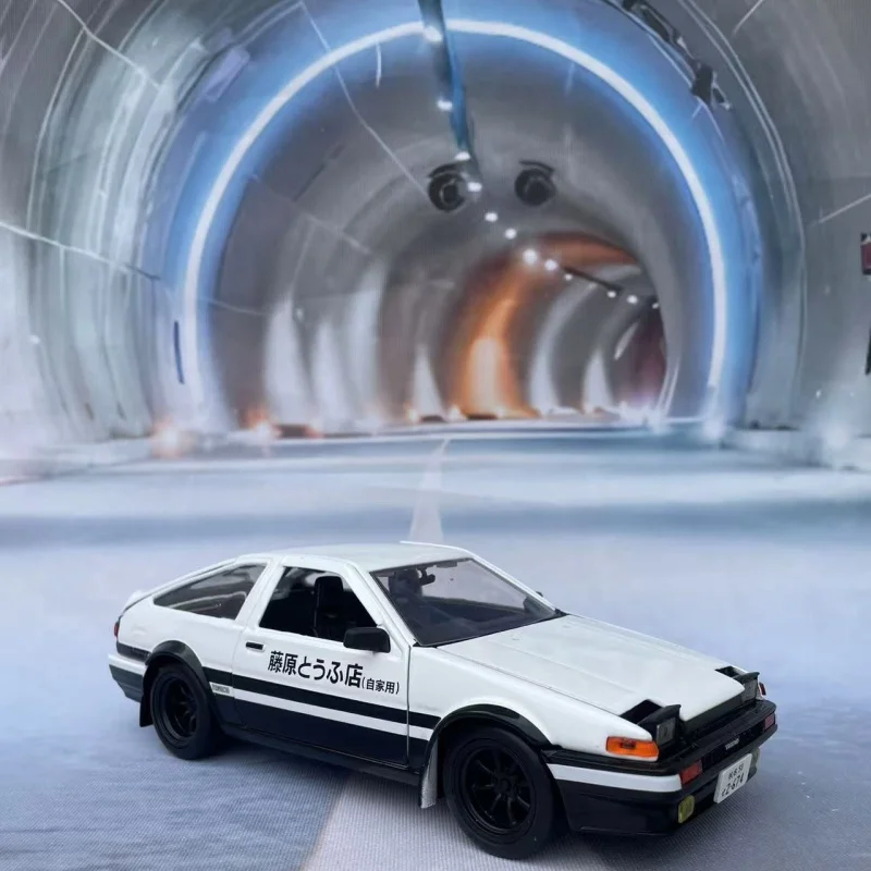 Jada 1/24 Toyota AE86 첫 번째 단어 D 합금 모델 희귀 버전 컬렉션 소년 장난감 소년 gif
