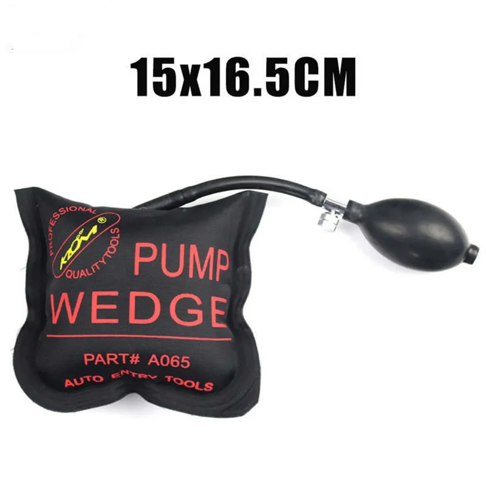 KLOM-herramientas de bloqueo de cuña de bomba, juego de selección de cerradura de Airbag con cuña de aire automática, cerradura de puerta de coche abierta, tamaño mediano 5,9 pulgadas x 5,9 pulgadas