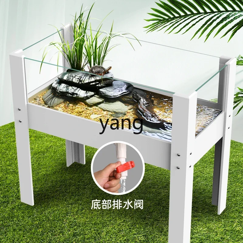 LTT turtle tank household large ecological landscaping villa turtle special box house