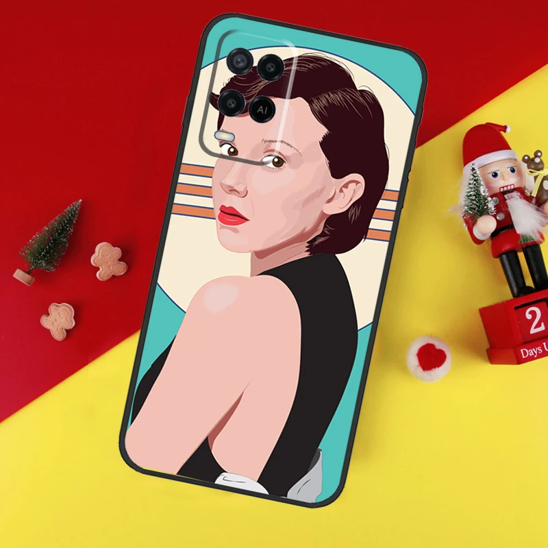 ميلي بوبي براون حالة ل ممن لهم A80 A60 A40 A15 A16 A17 A57 A94 A74 A54 A76 A96 A18 A38 A58 A78 A98 A6 A5 Pro #2