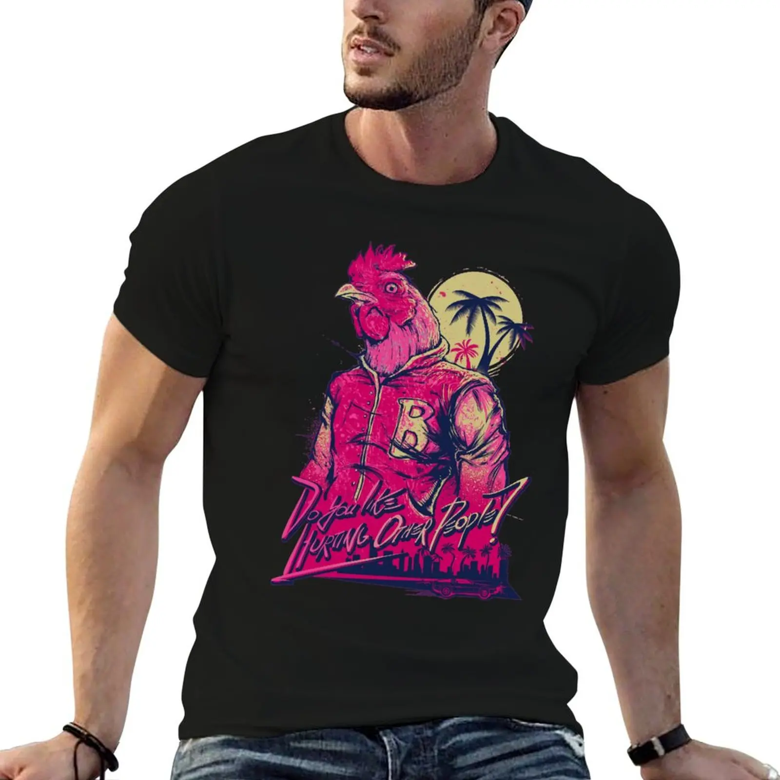 Hotline Miami - Richard Essential T-Shirt oversize t-shirts man tees t shirts for men pack
