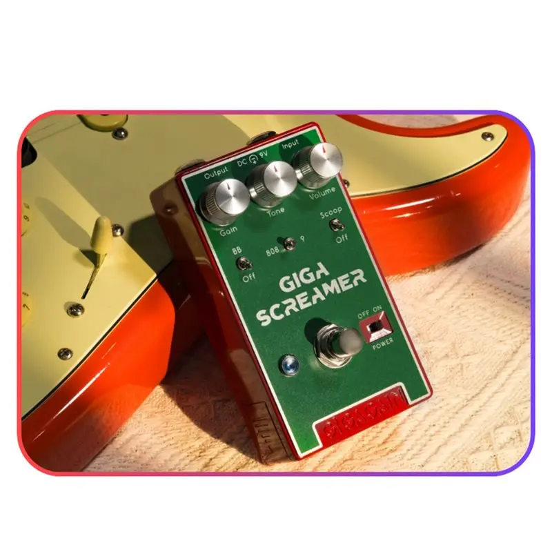 A99I-For Simulating Overdrive Effects-Overload Effects Overdrive Pedal Scteamer A078GIGAIN