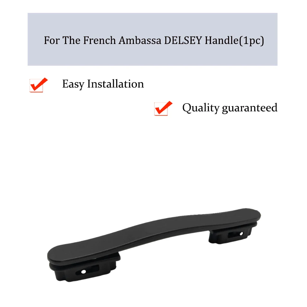 Suitable For The French Ambassa DELSEY Luggage Black Handle Trolley Case Handle Durable Anti-slip Replacement Accessories