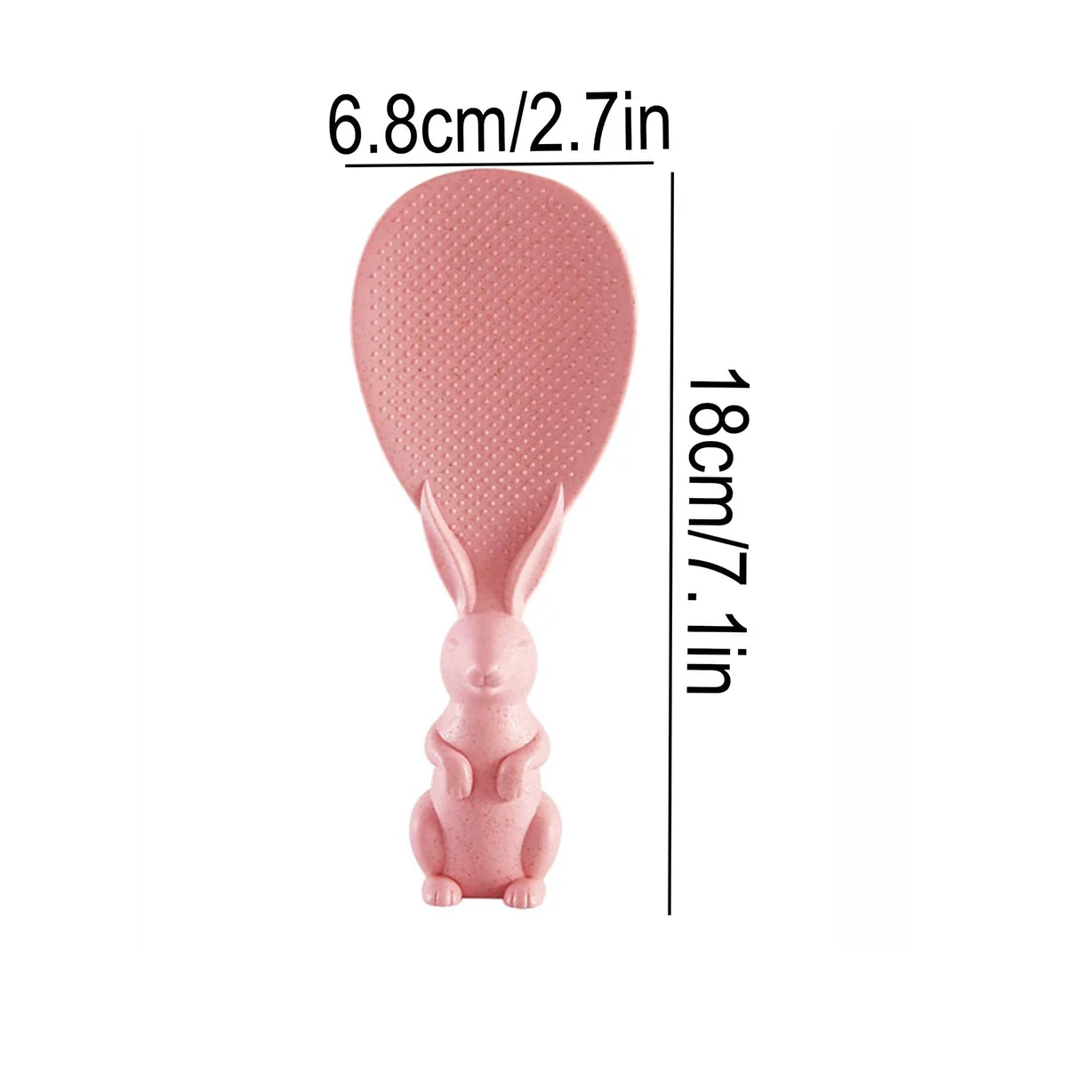 Cute Easter Bunny Non-stick Cooking Spoon Anti-scalding Pot Rice High-temperature-resistant Spoon Durable Kitchen Gadgets