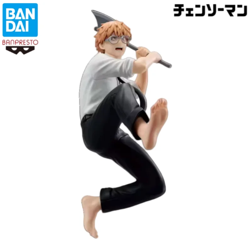 

В наличии Bandai, оригинальная бензопила Banpresto, человек Denji, экшн-фигурка, модель куклы, новая в штучной упаковке, персонажи аниме, гараж