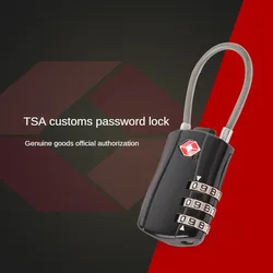 TSA Customs Combination Lock, Backpack, Suitcase, Steel Wire Lock, Aluminum Alloy Combination Padlock.