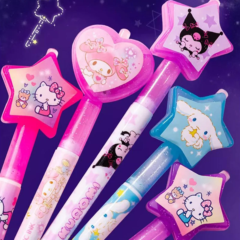 Sanrio Kawaii Cinnamoroll Kuromi Invisible Pen Cute Cartoon My Melody Highlighter Pen Children Toys Gift