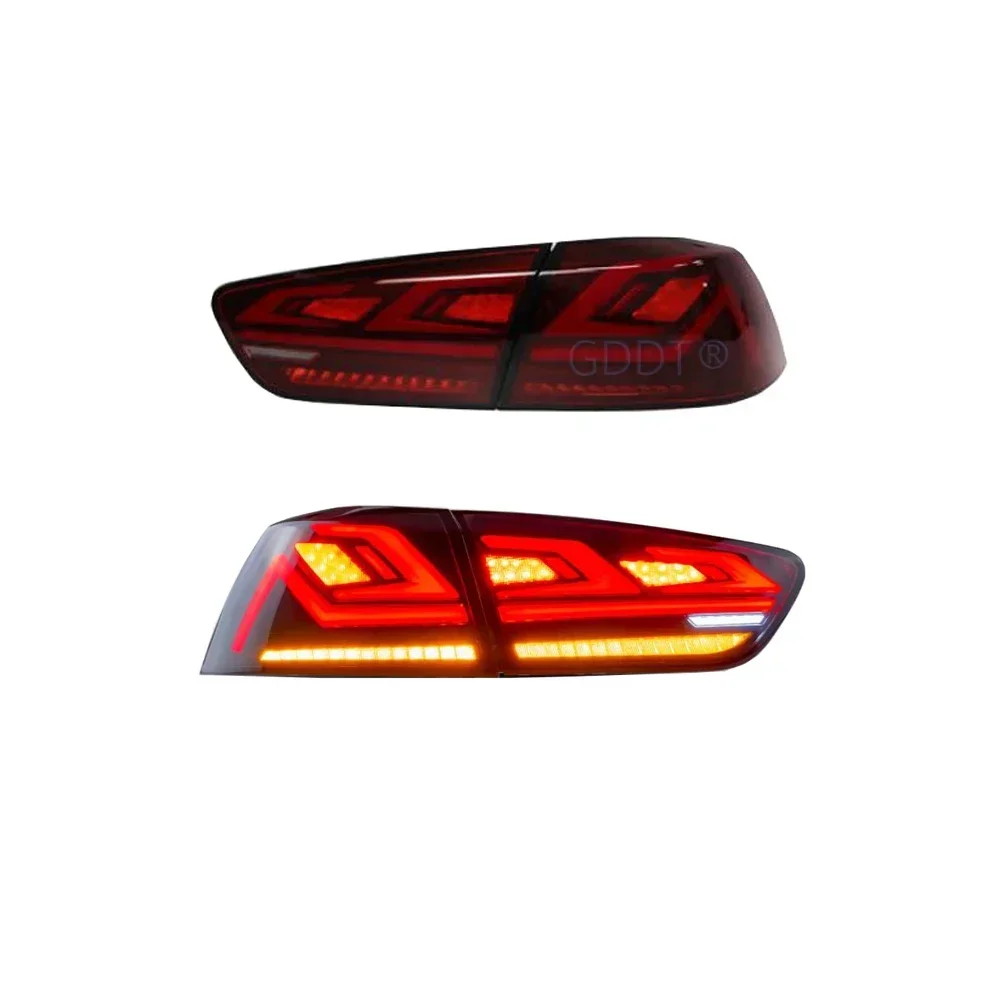 4 Pcs RGB Stop Lamp for Lancer CX CY CZ 8330A108 2007-2020 Rear Light Tail for Fortis Warning Marker Dynamic Heart Lamps for Evo