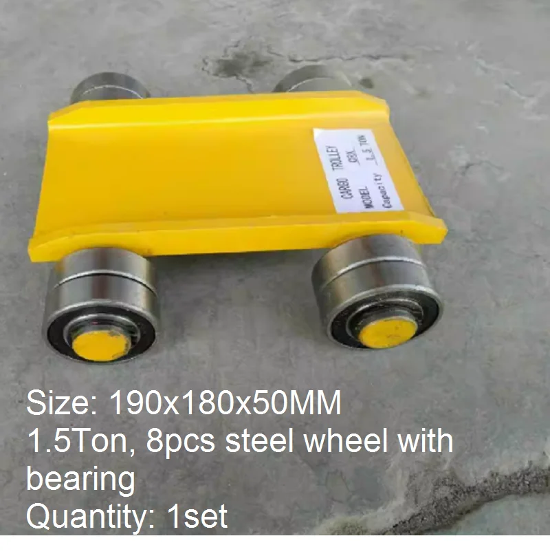 1.5Ton-2.5Ton portable small tank transporting trolley turntable warehouse trolley goods cart tool