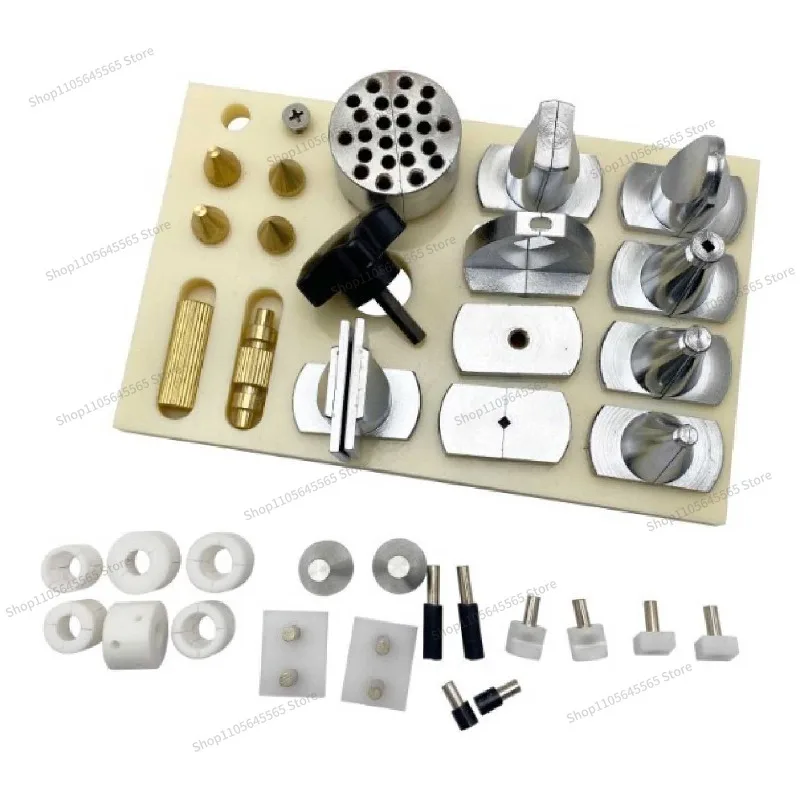 For Multi Accessory Stone Inlay Base, Fixed Clamp Base, Carved Anti Slip Inlay Fixture