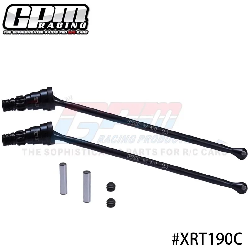 

GPM upgrade TRAXXAS-1/5 X-MAXX 6S/8S XRT medium carbon alloy steel front and rear universal drive shaft