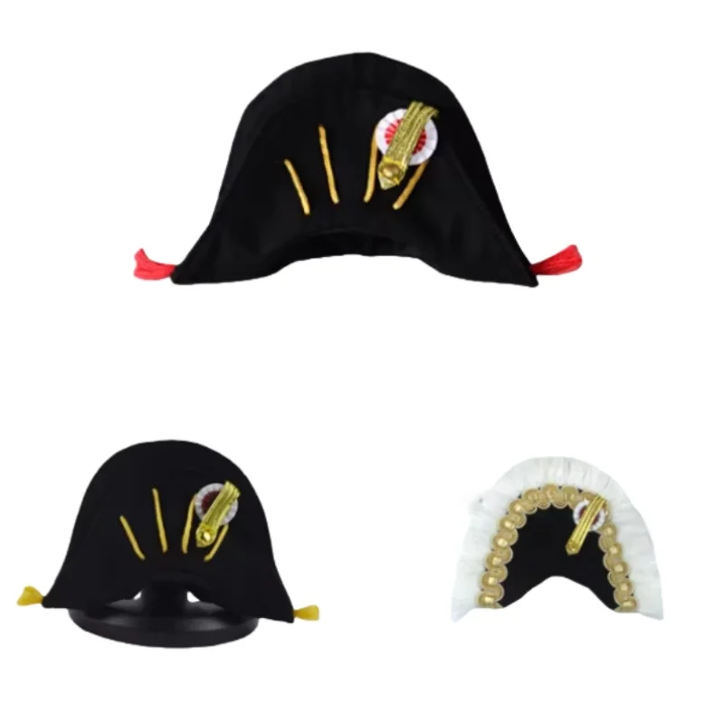 

1/6 Scale Napoleonic War Soldier Two horned Hat Doll Component Model Cap Soldier Parts Hat BJD Model Cap