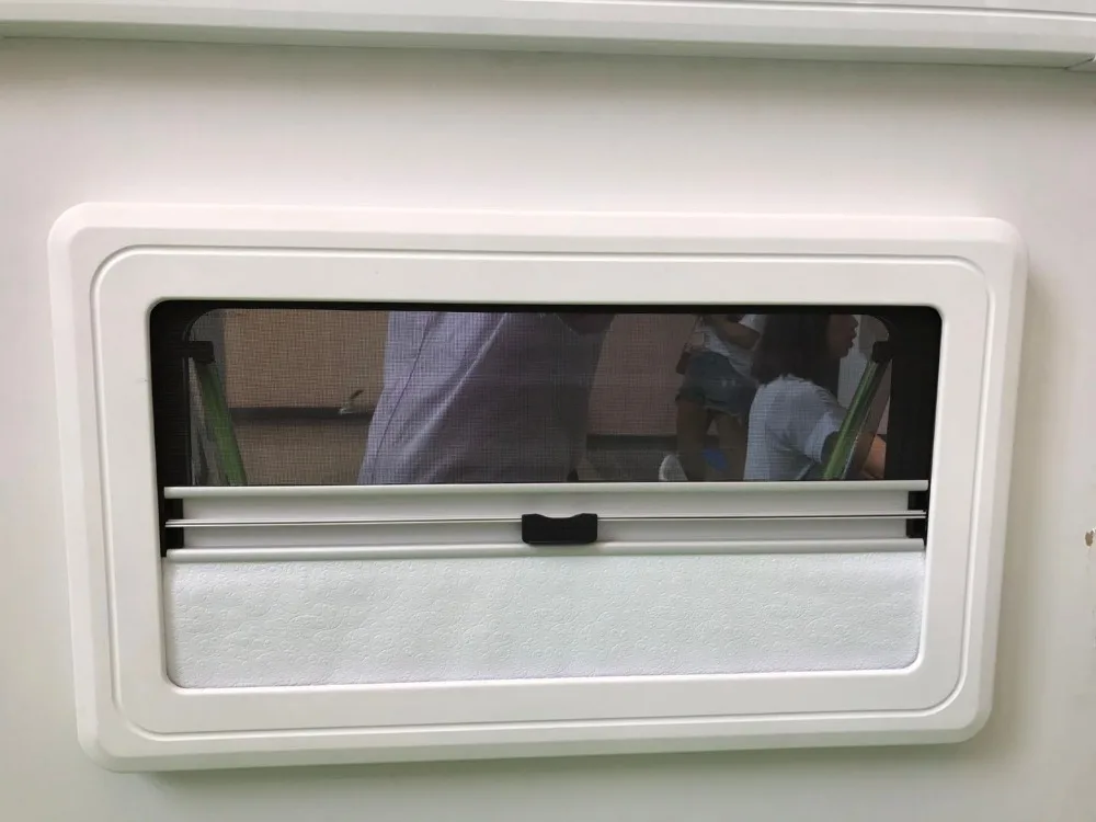 500x300mm 700X400mm RV Sliding Window Hatch With Tempered Glass Motorhome van camper trailer caravan accessories