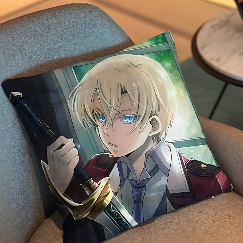 The Legend of Heroes day gift Pillow Case Living Room Sofa Cushion Cover Suitable For Home Bedroom Room custom Decoration