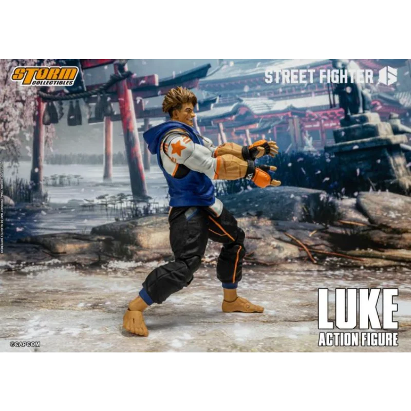 【Na Stanie】Figurka akcji Storm Toys ST Street Fighter Street Fighter 6 Luke 1/12