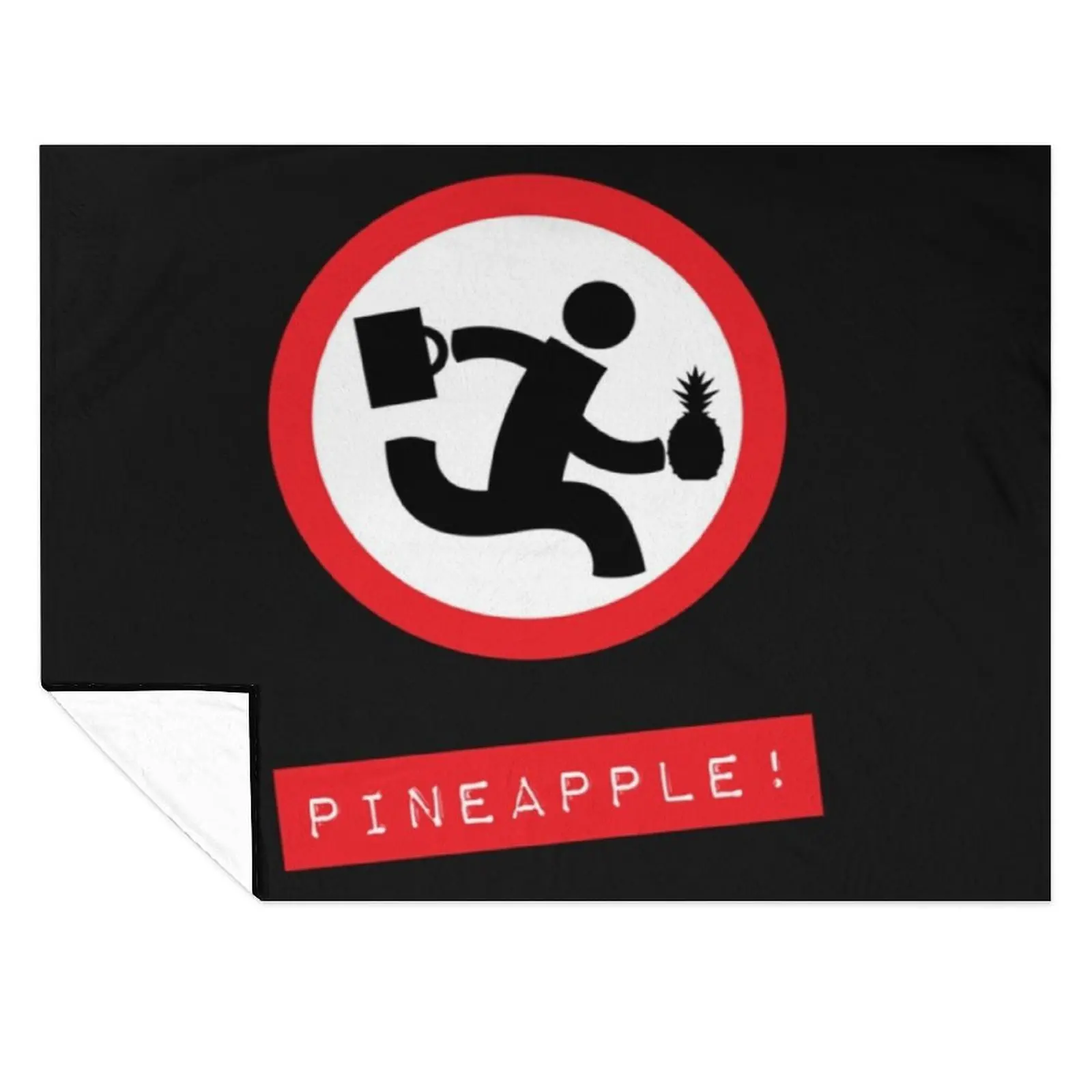 

Chuck TV show _quot_Pineapple!_quot_ Throw Blanket Hairys Baby Beach Blankets