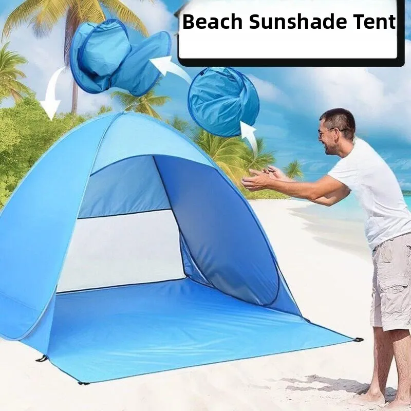 automatic-beach-tent-outdoor-camping-sunshade-shelter-portable-folding-lightweight-polyester-fabric-single-person-tent