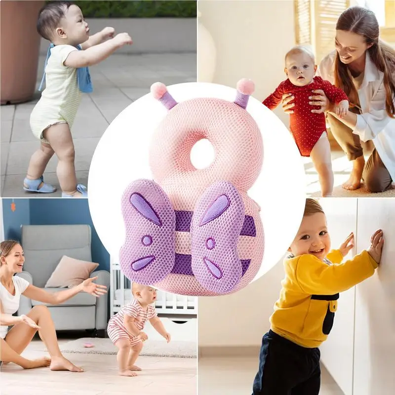 Baby Walker Back Cushion Head Protective Pillow With PP Cotton Toddler Supplies For Learning Walking Crawling For Home Early