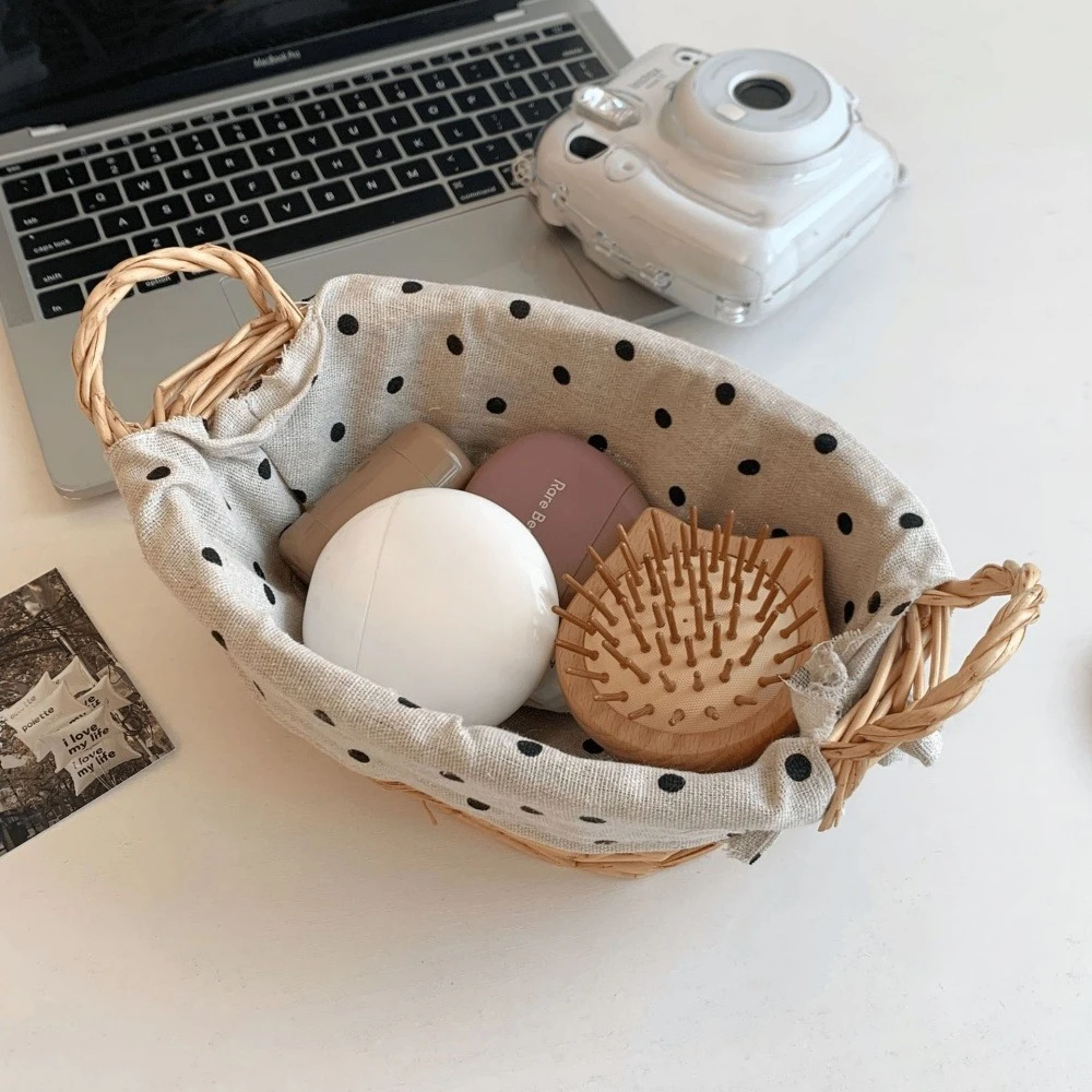 Vintage Fabric Rattan Storage  - огляд і ціна Bread Box Bamboo