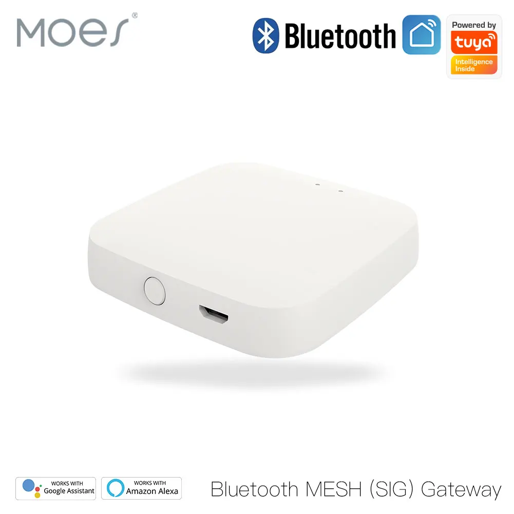 Tuya Bluetooth Gateway Smart WiFi Hub Smart Home Bluetooth MESH（SIG）Gateway Work with Alexa Google Home Smart Life APP Remote Co